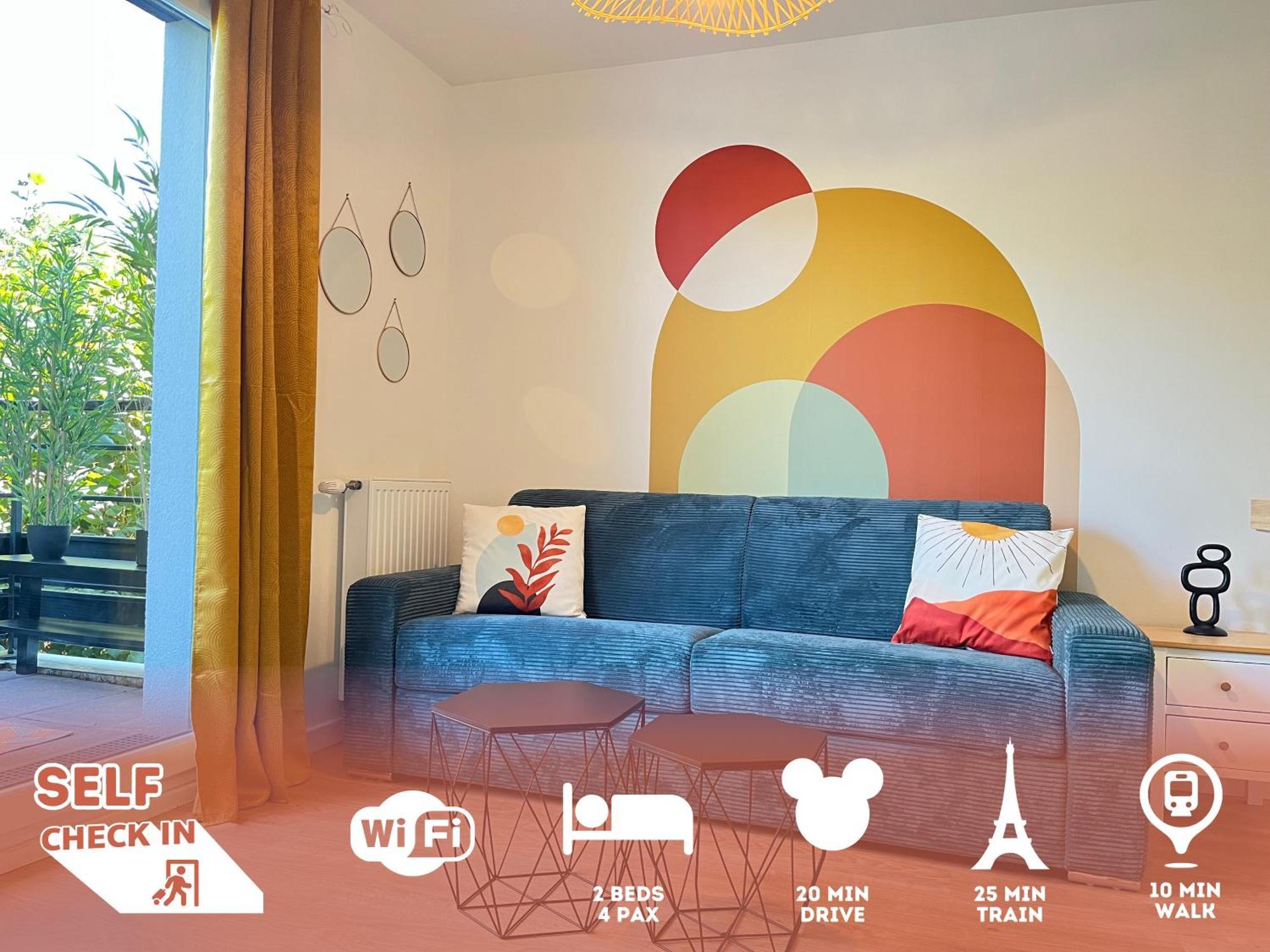 Le 24 Nautic, Appartement Douillet Bassin Olympique Disneyland & Paris Avec Parking Vaires-sur-Marne 外观 照片